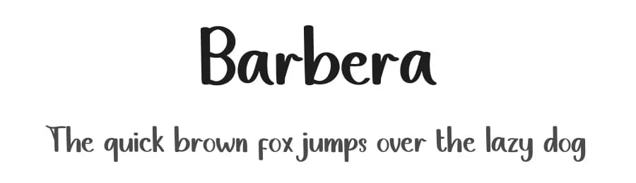 Barbera by PiPi Creative STUDIO — Script Handwritten Font