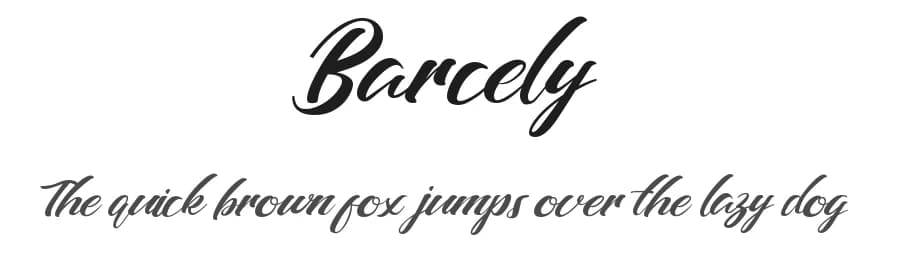 Barcely by Typotopia Studio — Script Handwritten Font