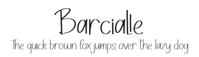 Barcialle by AEN Creative Studio — Script Handwritten Font