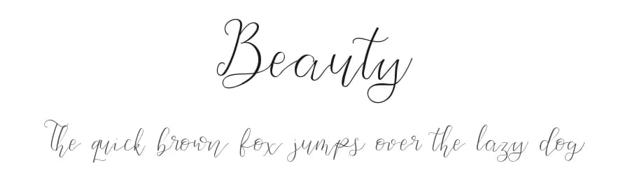 Beauty by DM Letter Studio - Dimas Prasetyo — Script Handwritten Font