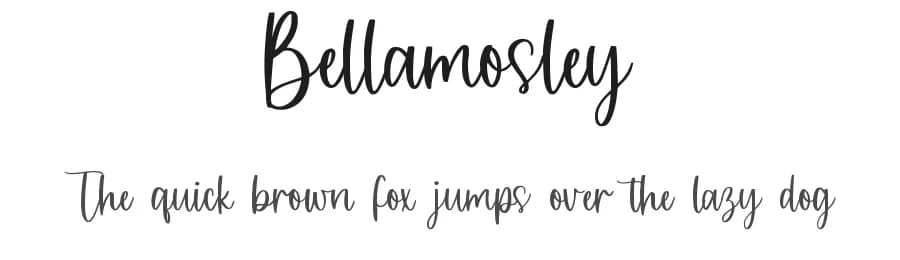 Bellamosley by Allouse Studio — Script Handwritten Font