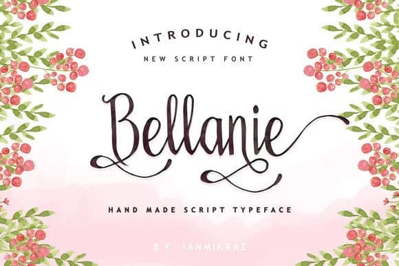 Bellanie Font by Ian Mikraz — Script Handwritten Font