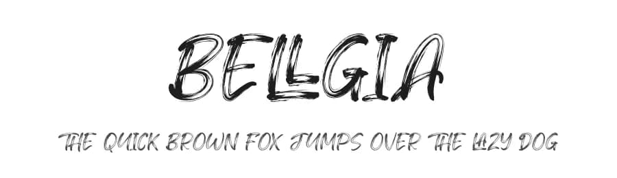 Bellgia by Kong Font — Script Handwritten Font