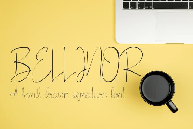 Bellinor Font by creativetacos — Script Handwritten Font