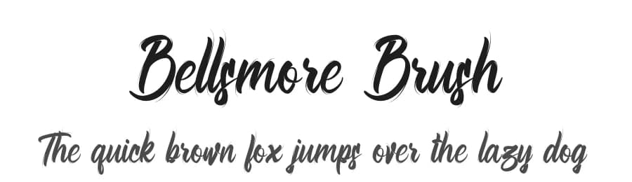 Bellsmore Brush by Rochart Studio β Script Handwritten Font