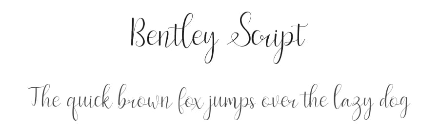Bentley Script by Amarlettering - Takiy — Script Handwritten Font
