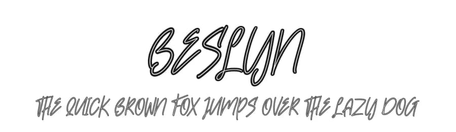 Beslyn by Skiiller Studio — Script Handwritten Font