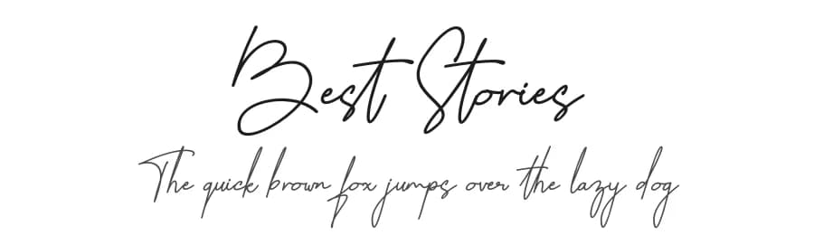 Best Stories by RantautypeStudio — Script Handwritten Font