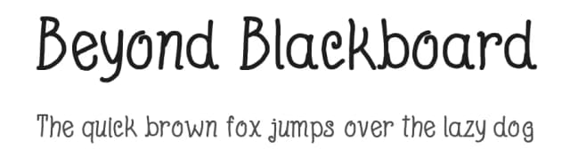 Beyond Blackboard by Galdino Otten Fonts — Script Handwritten Font