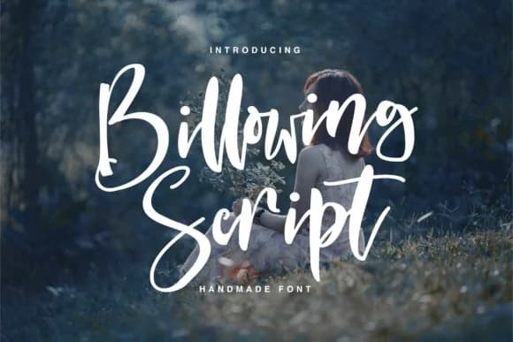 Billowing Script Font by Ian Mikraz — Script Handwritten Font