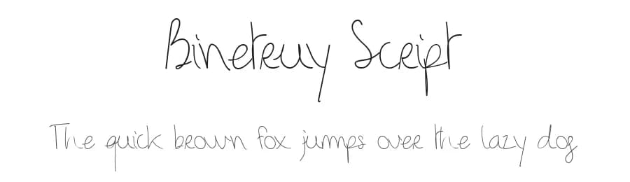 Binetruy Script by AmboboDesign — Script Handwritten Font