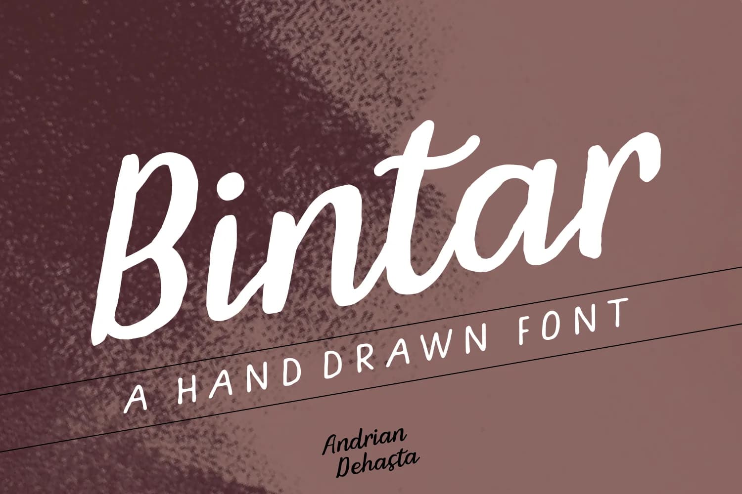Bintar Font by Andrian Dehasta — Script Handwritten Font