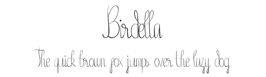 Birdella by Edric Studio — Script Handwritten Font