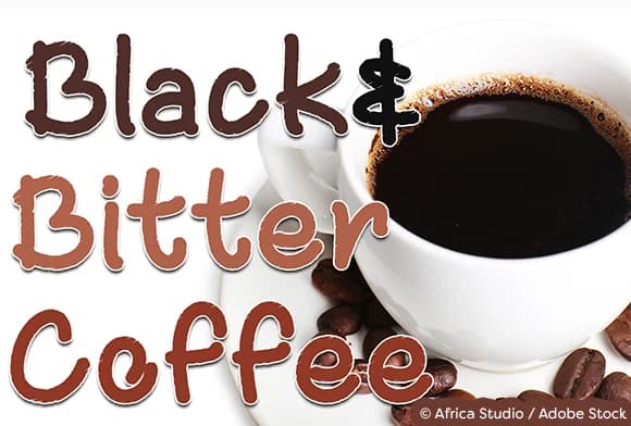 Black and Bitter Coffee Font by Misti — Script Handwritten Font