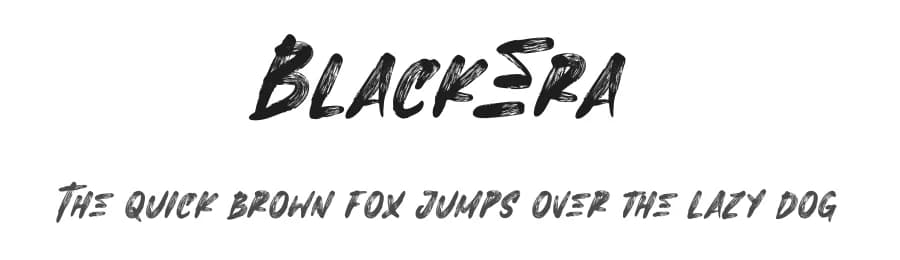 BlackEra by RantautypeStudio — Script Handwritten Font