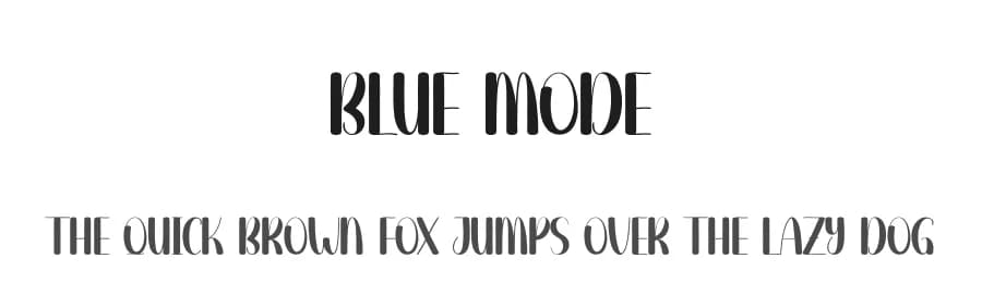 Blue Mode by Andi Moz — Script Handwritten Font