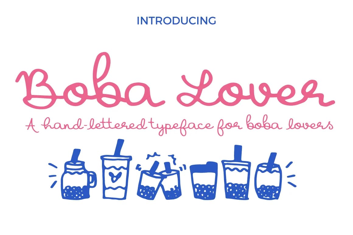 Boba Lover Font by paramajandesign — Script Handwritten Font