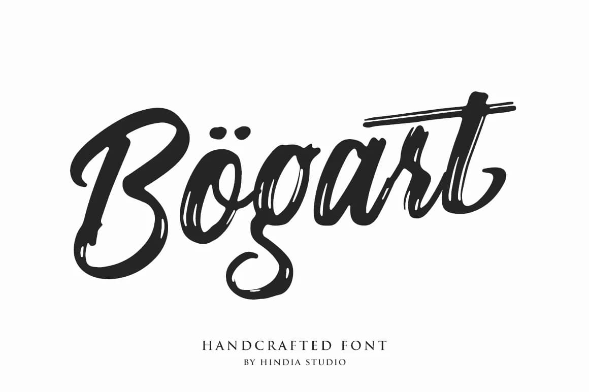 Bogart Font by Hindia Studio — Script Handwritten Font