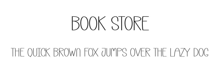 Book Store by Andi Moz — Script Handwritten Font