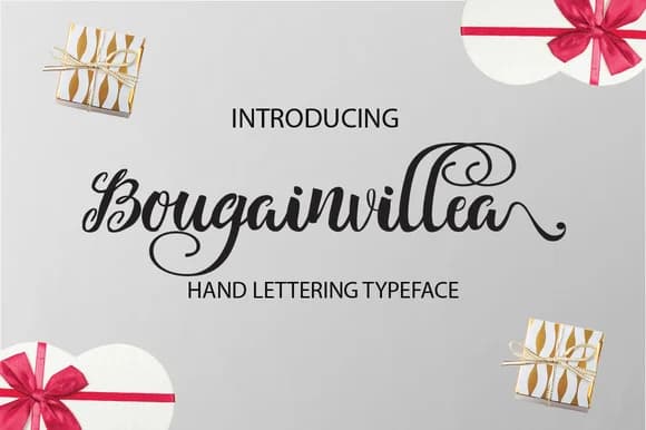 Bougainvillea Font by Alqawoms — Script Handwritten Font