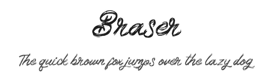 Braser by Vunira Design — Script Handwritten Font