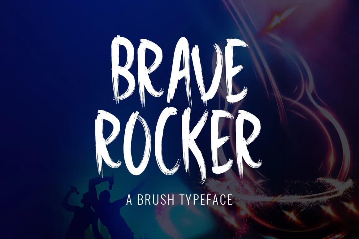 Brave Rocker Font by Contour Fonts — Script Handwritten Font