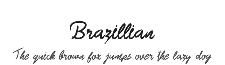 Brazillian by Skiiller Studio — Script Handwritten Font