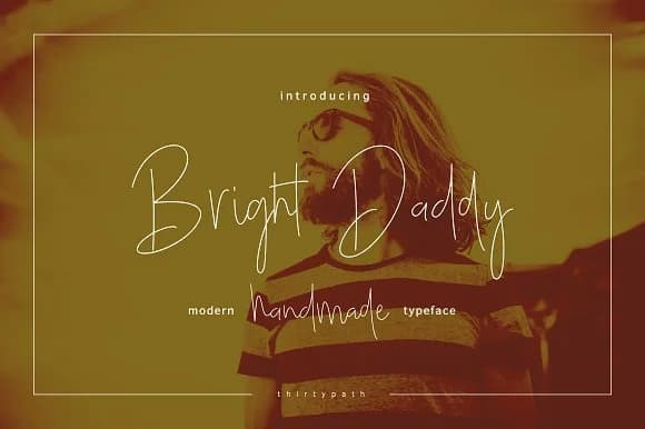 Bright Daddy Font by Thirtypath — Script Handwritten Font