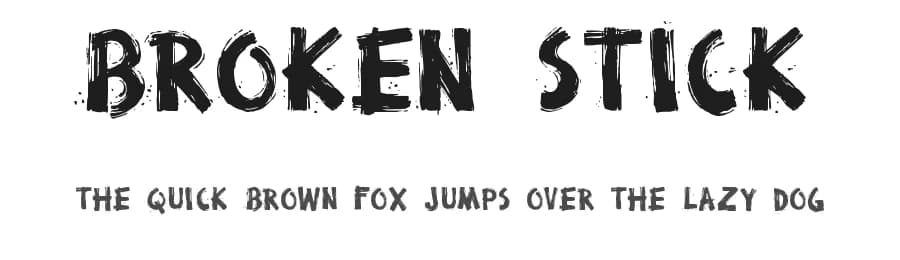 Broken Stick by Matt Tapson & Nigel Babb β Script Handwritten Font