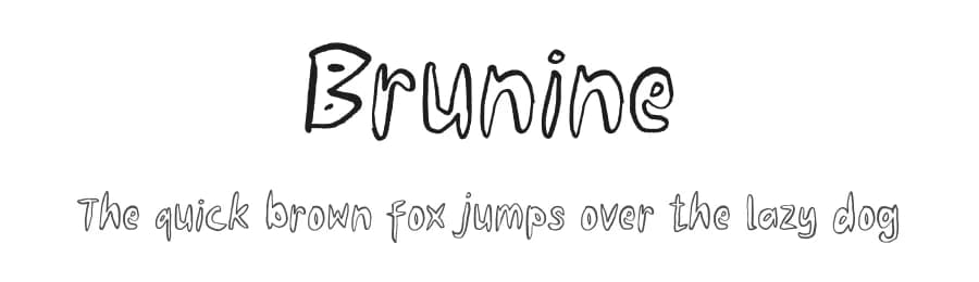 Brunine by Holisfonts.com — Script Handwritten Font