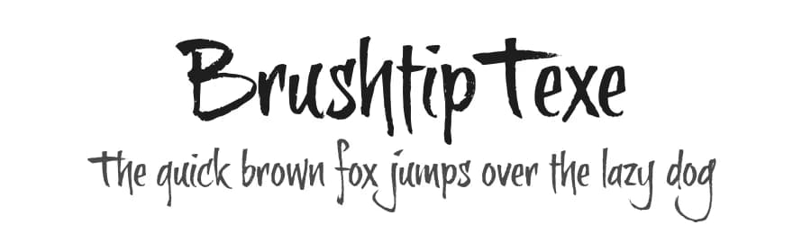 BrushtipTexe by JOEBOB graphics — Script Handwritten Font