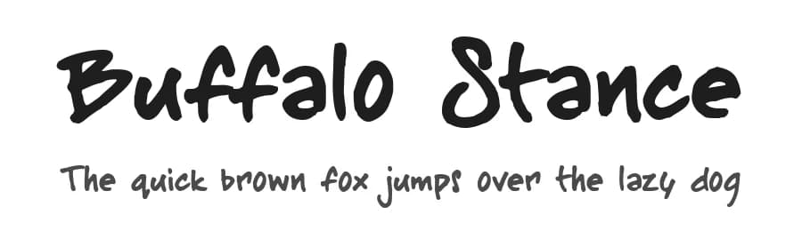 Buffalo Stance by JOEBOB graphics — Script Handwritten Font
