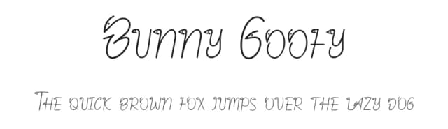 Bunny Goofy by Edric Studio — Script Handwritten Font