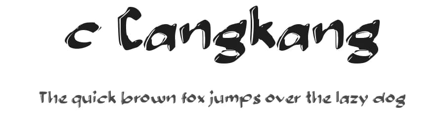 c Cangkang by wepfont.com — Script Handwritten Font