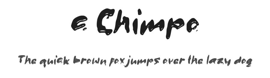 c Chimpo by wepfont.com — Script Handwritten Font