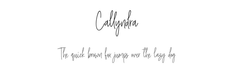 Callyndra by Bale — Script Handwritten Font