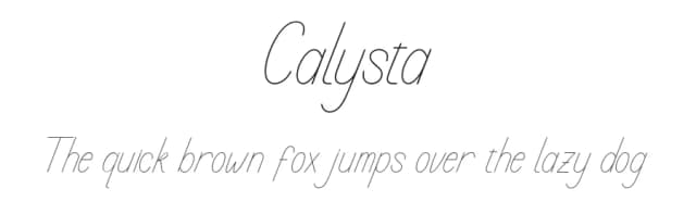 Calysta by Alfaraby Studio — Script Handwritten Font