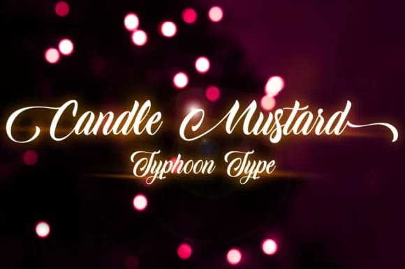 Candle Mustard Font by Typhoon Type™ — Script Handwritten Font