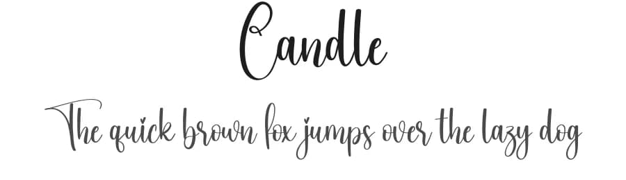 Candle by Scratchones — Script Handwritten Font