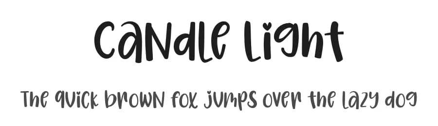 Candle Light by Goodrichees — Script Handwritten Font