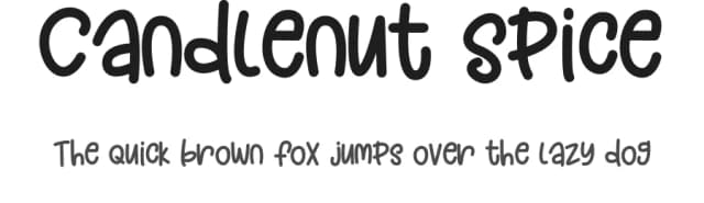 Candlenut Spice by Eko Mulyani — Script Handwritten Font