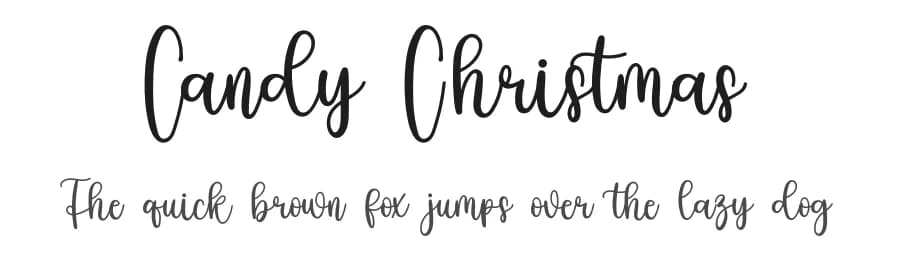 Candy Christmas by FreshtypeINK — Script Handwritten Font