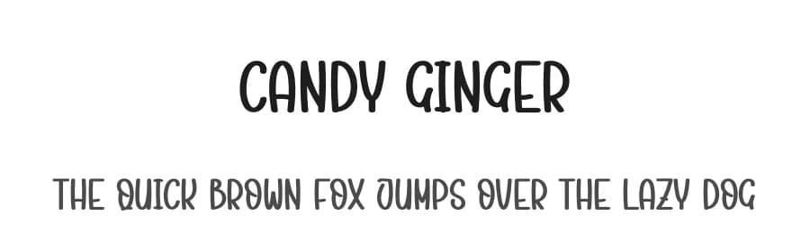 Candy Ginger by Scratchones — Script Handwritten Font