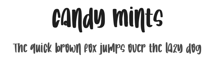 Candy Mints by FreshtypeINK — Script Handwritten Font
