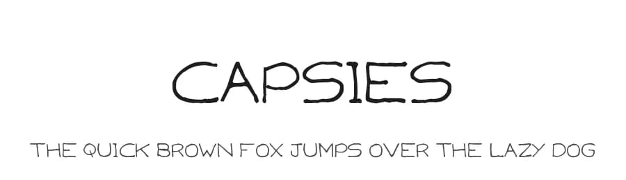 Capsies by Romina Chamorro — Script Handwritten Font