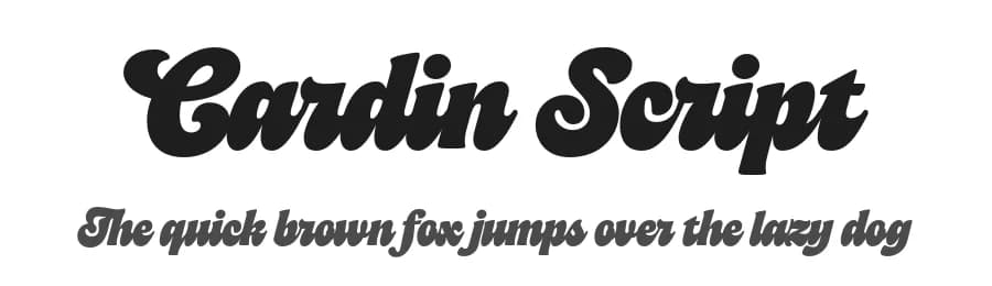 Cardin Script by Ilham Herry β Script Handwritten Font