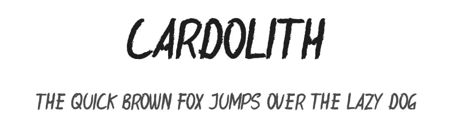 Cardolith by Edric Studio — Script Handwritten Font