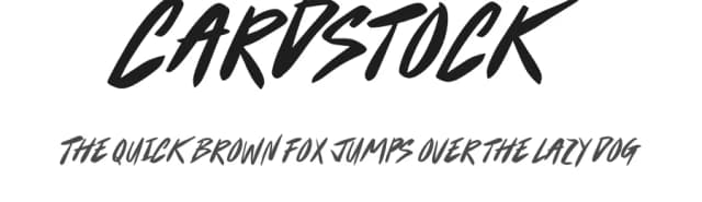 Cardstock by JSH creates — Script Handwritten Font