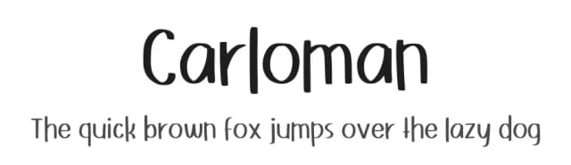 Carloman by Aisyah — Script Handwritten Font