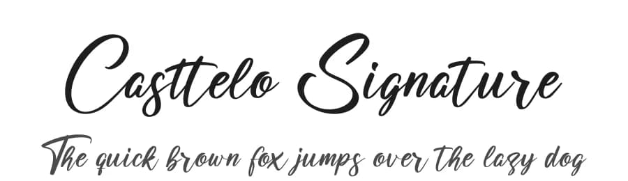 Casttelo Signature by Perspectype Studio - Letterena.com — Script Handwritten Font